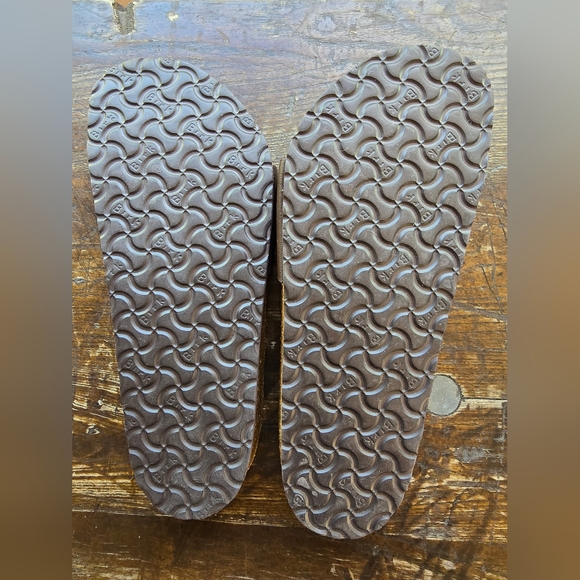 NWOT Birkenstock Madrid Brown Leather Gold Buckle EU Size 40/US 9 - Picture 4 of 4